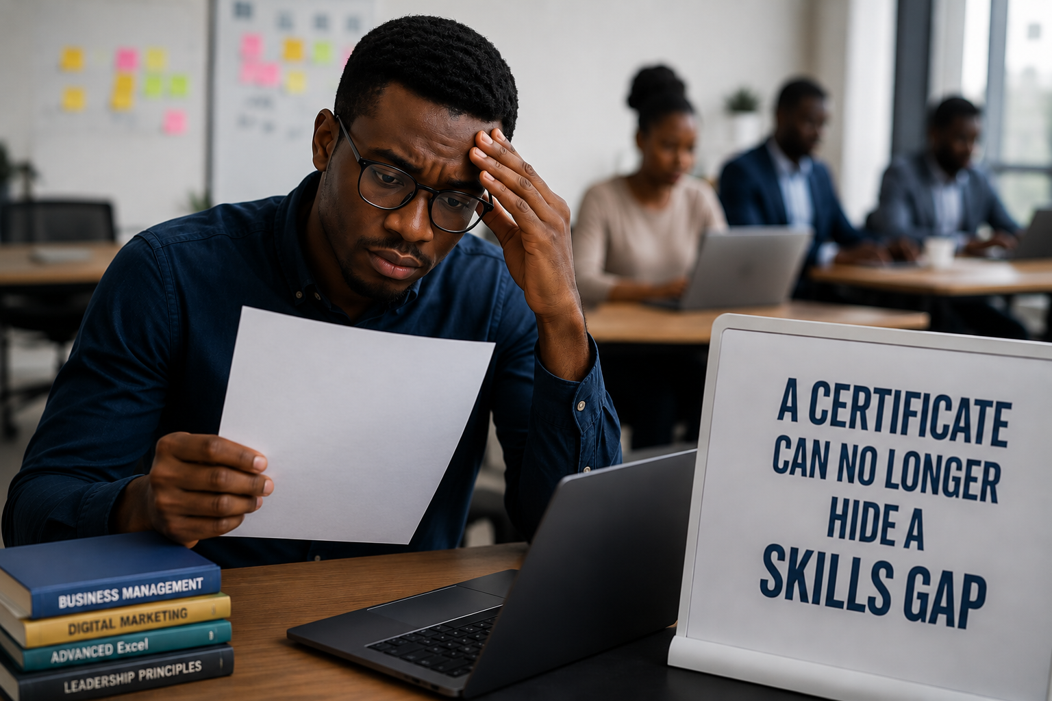 A CERTIFICATE CAN NO LONGER HIDE A SKILLS GAP ...escaping the digital illiteracy trap 3